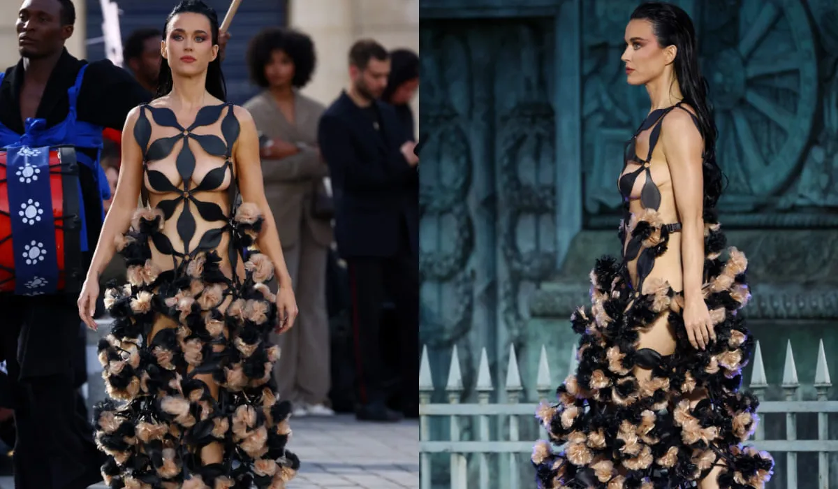 Katy Perry Shines in Jaw-Dropping Barely-There Gown at Vogue World Paris 2024