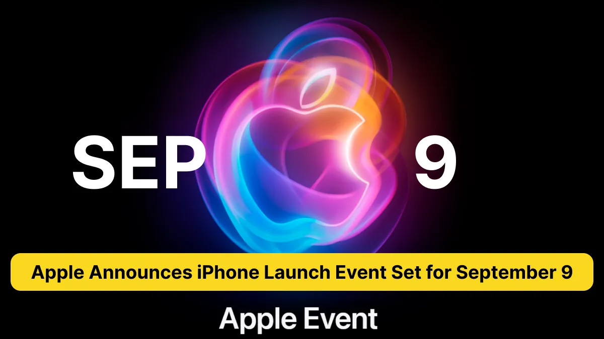 Apple Announces iPhone Launch Event Set for September 9