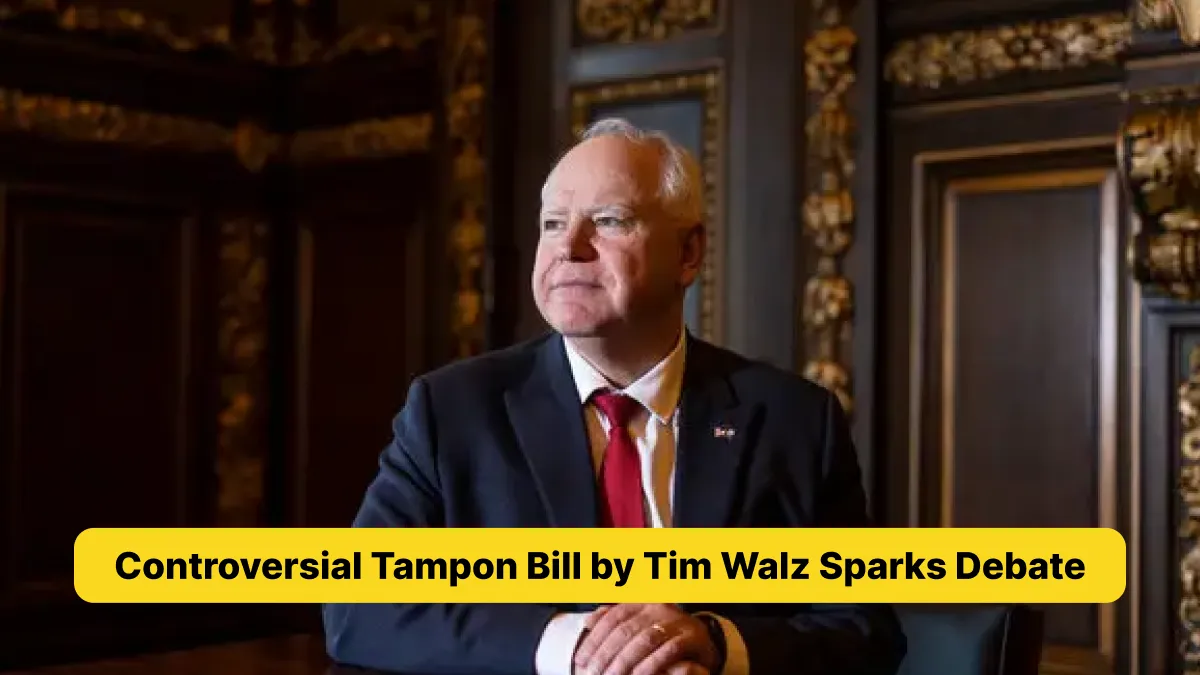 Controversial Tampon Bill by Tim Walz Sparks Debate