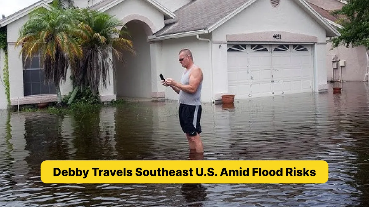 Debby Travels Southeast U.S. Amid Flood Risks