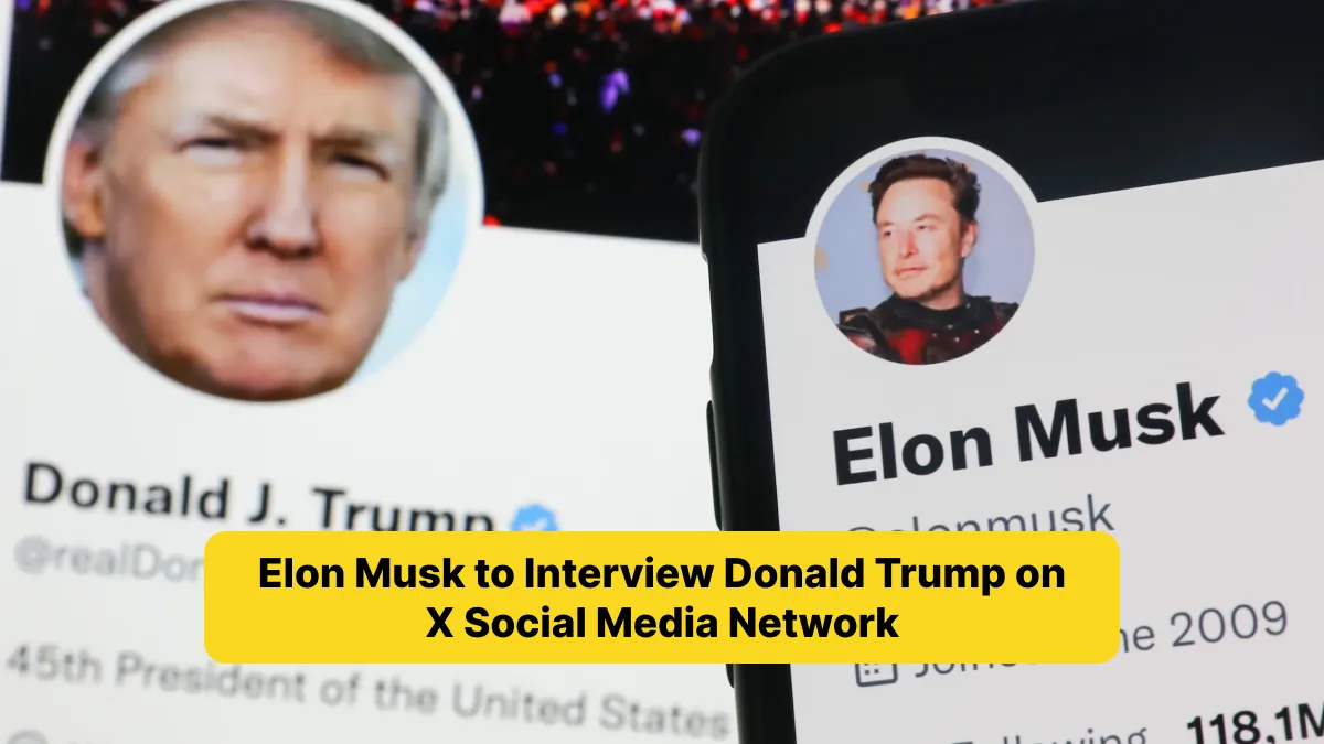 Elon Musk to Interview Donald Trump on X Social Media Network