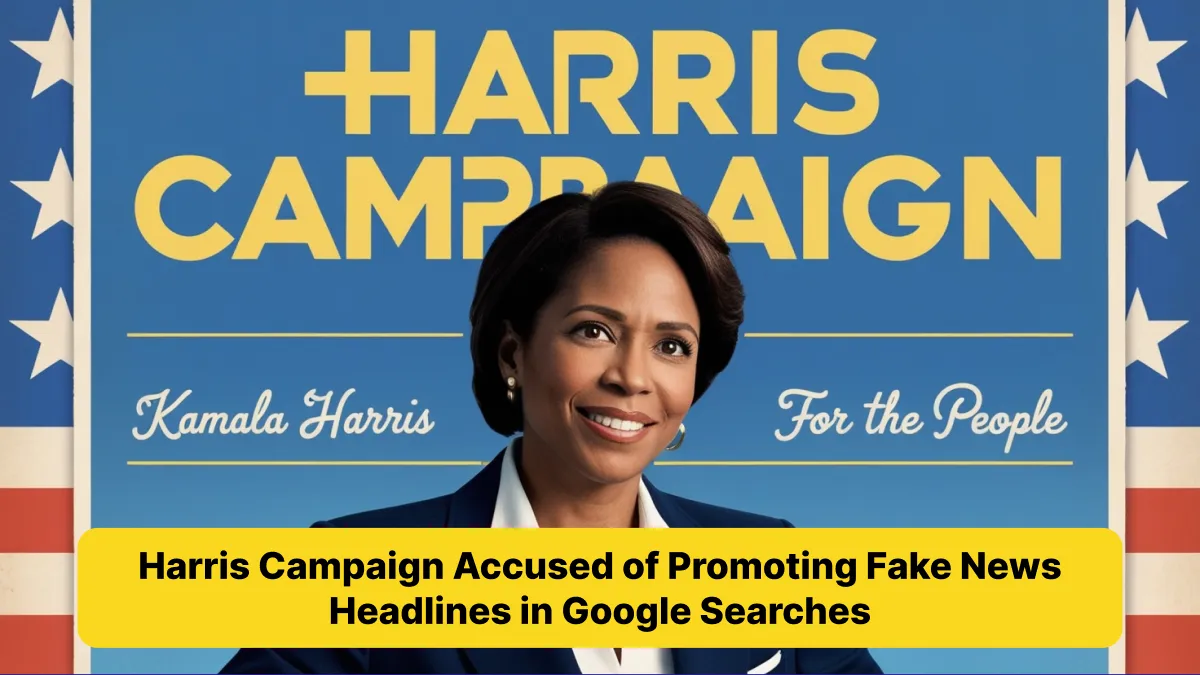 Harris Campaign Accused of Promoting Fake News Headlines in Google Searches