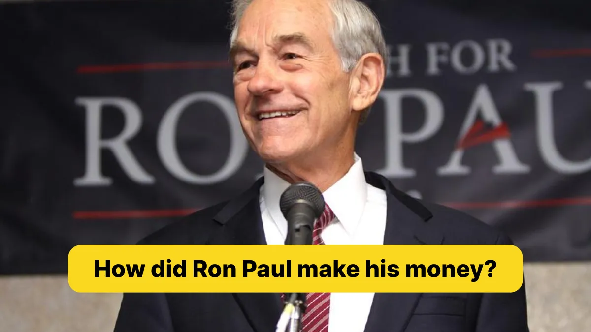 How did Ron Paul make his money_