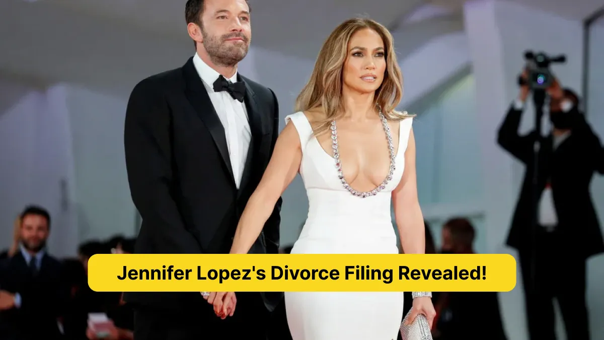 Jennifer Lopez's Divorce Filing Revealed!