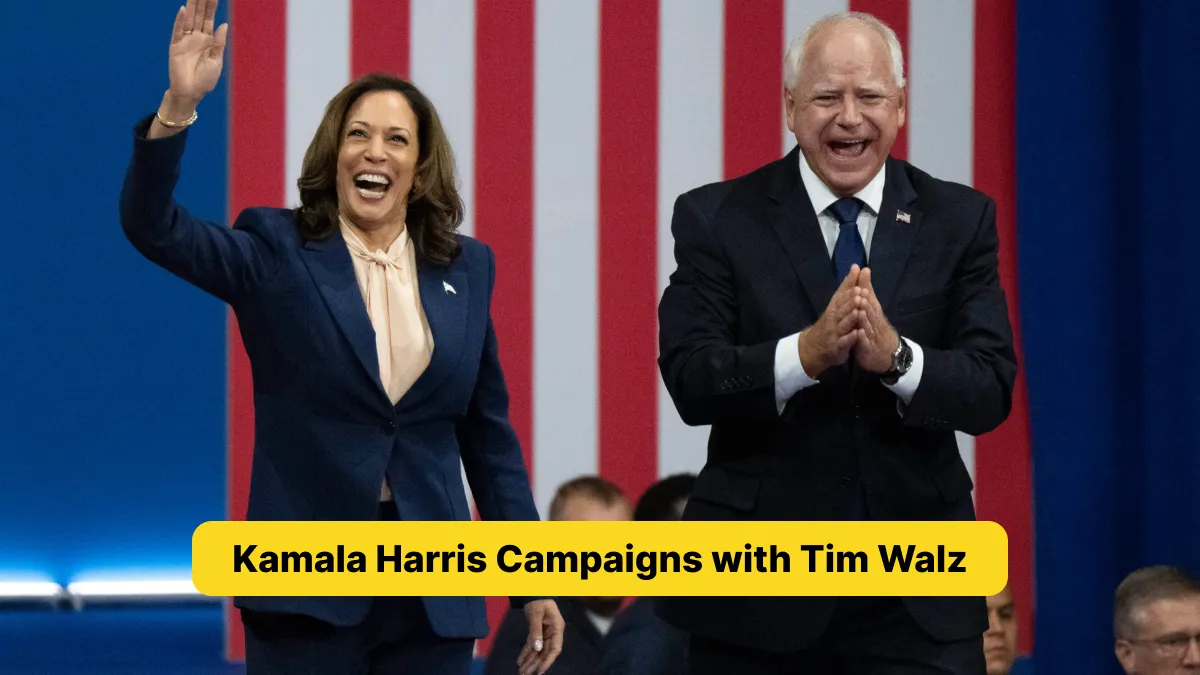 Kamala Harris Campaigns with Tim Walz