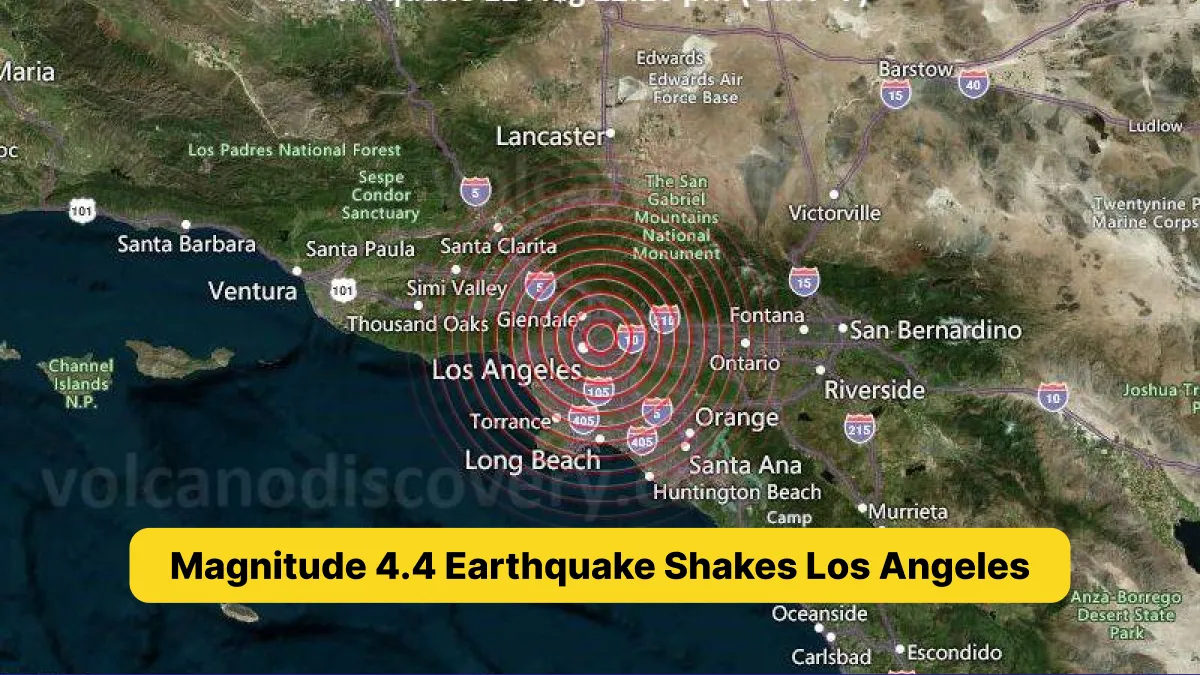 Magnitude 4.4 Earthquake Shakes Los Angeles