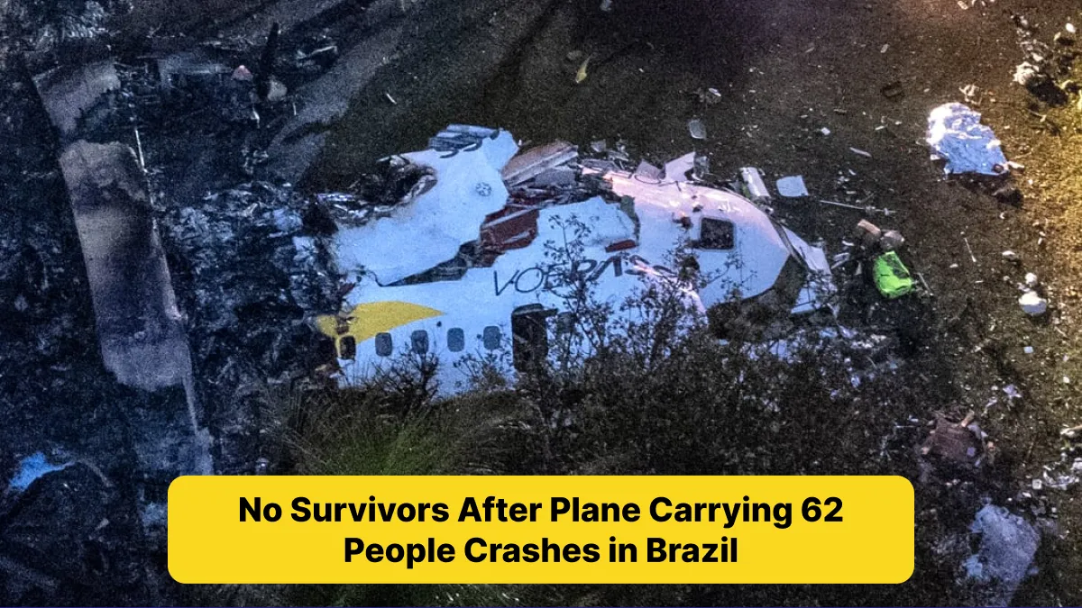 No Survivors After Plane Carrying 62 People Crashes in Brazil