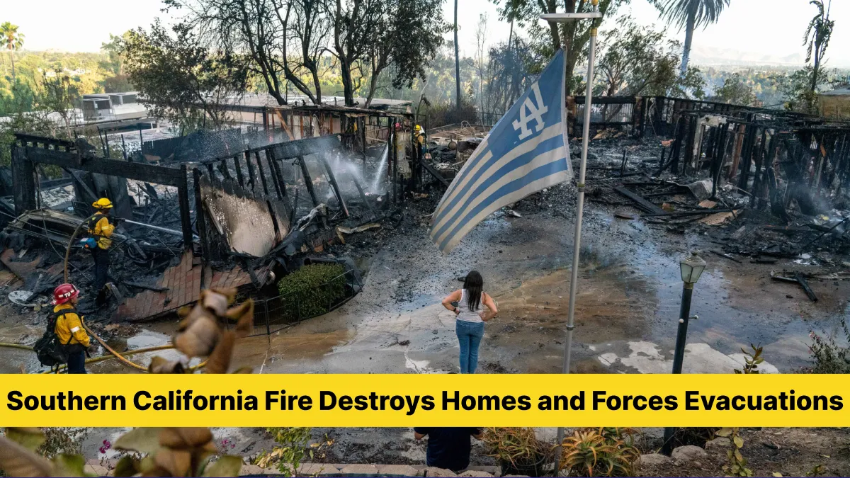 Southern California Fire Destroys Homes and Forces Evacuations