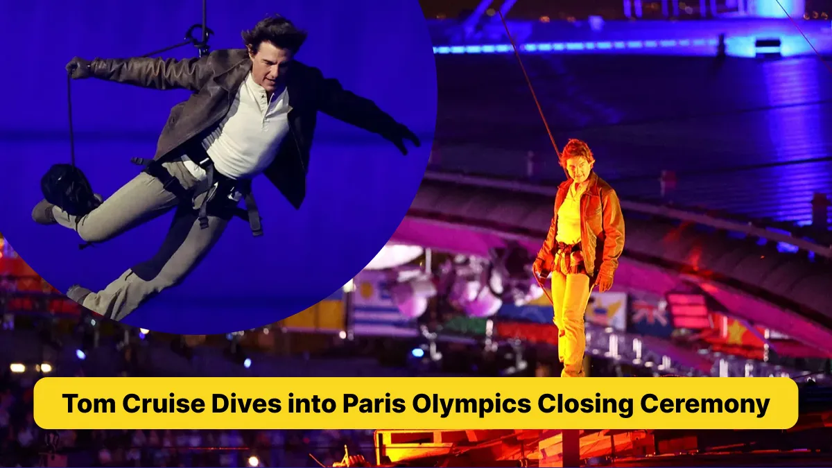 Tom Cruise Dives into Paris Olympics Closing Ceremony