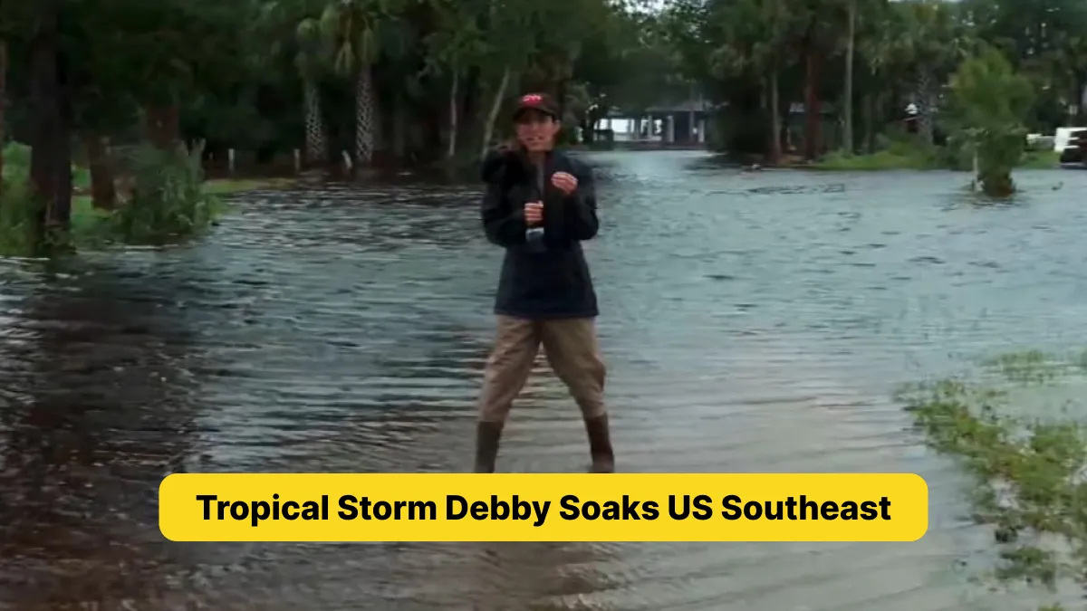 Tropical Storm Debby Soaks US Southeast