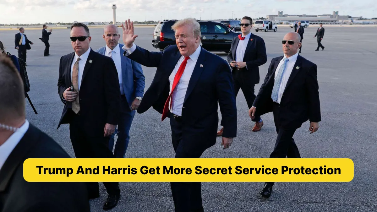 Trump And Harris Get More Secret Service Protection