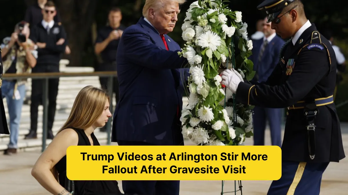 Trump Videos at Arlington Stir More Fallout After Gravesite Visit