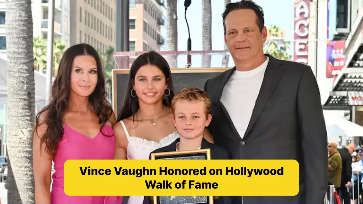 Vince Vaughn Honored on Hollywood Walk of Fame