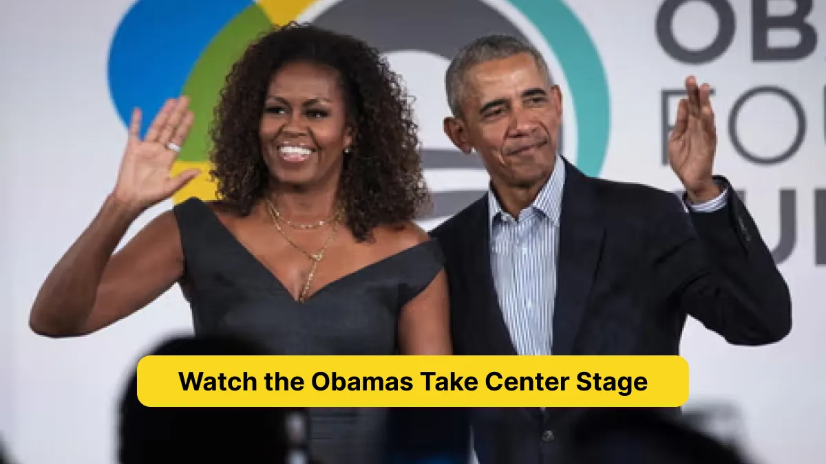 Watch the Obamas Take Center Stage