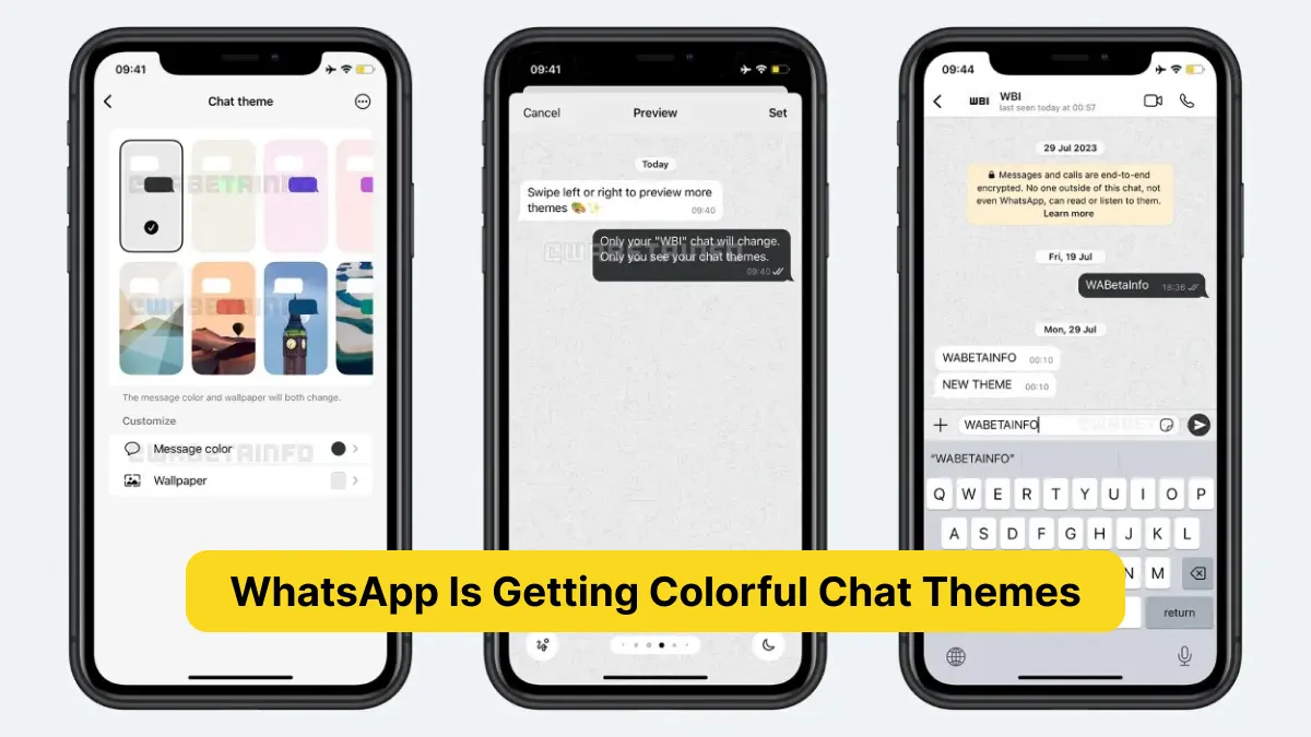 WhatsApp Is Getting Colorful Chat Themes