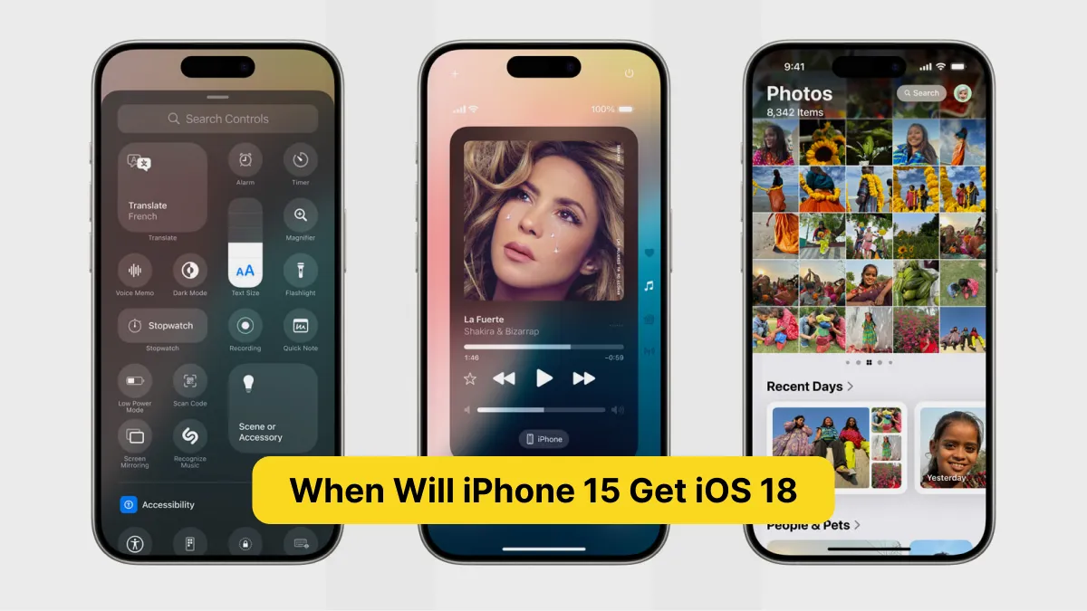 When Will iPhone 15 Get iOS 18