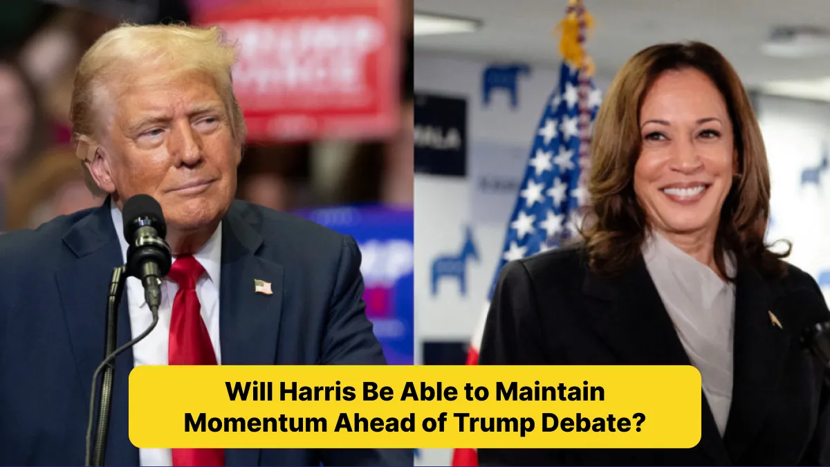 Will Harris Be Able to Maintain Momentum Ahead of Trump Debate