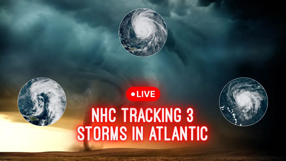 NHC tracking 3 storms in Atlantic