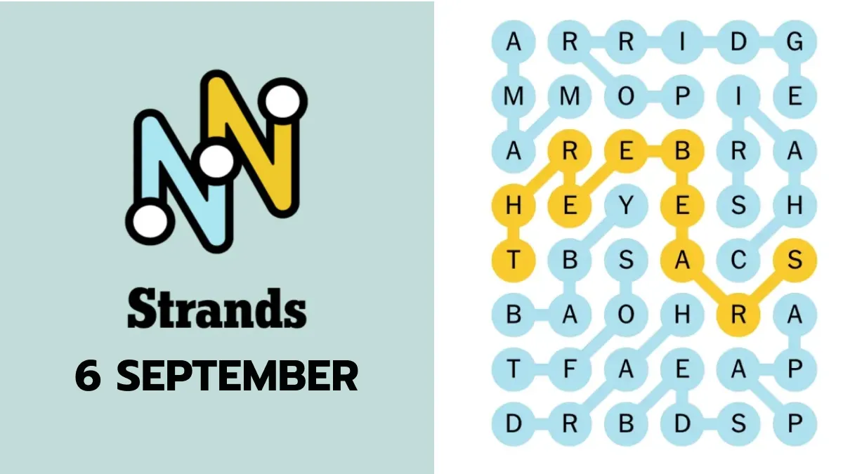 NYT Strands Puzzle Solution for September 6: Hints and Answers